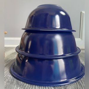 Pyrex Cobalt Blue Nesting Mixing Bowls